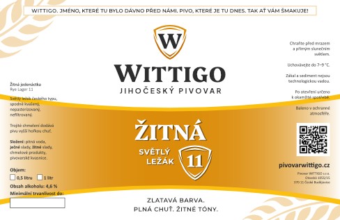 Pivovar Wittigo – etiketa na Žitnou 11